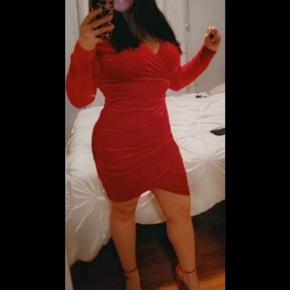 Red valentines day dress